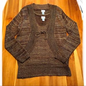 Chico’s two piece  rayon sweater